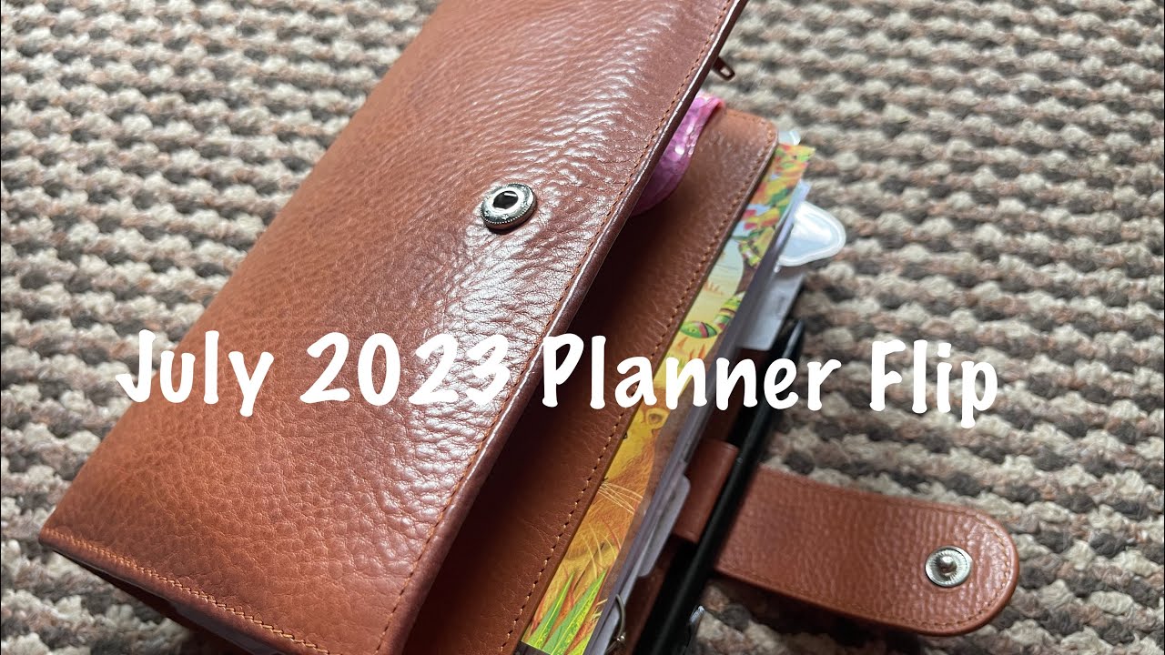 Personal Rings Gillio Planner Flip / July 2023 // Pink Planner Girl