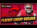 DRAFTKINGS NFL DFS PLAYOFFS DIVISIONAL ROUND: LINEUP STRATEGY &amp; TOURNAMENT PICKS