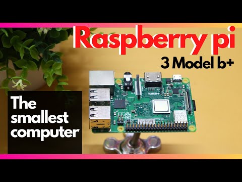 The smallest computer Raspberry Pi 3 Model B+ Setup and connection
