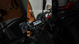 SCJ313 fardriver display settings #ebike #fardriverdisplay #fardriverspeedsettings