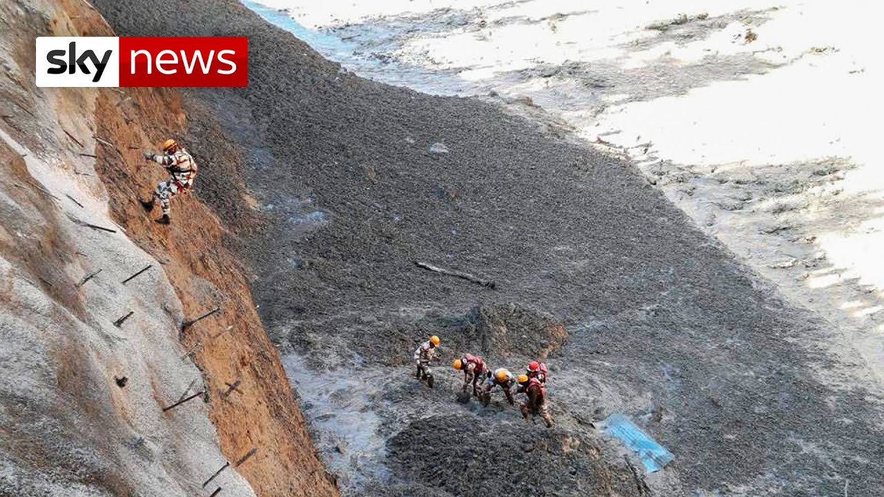 Himalayan glacier causes deadly flood (2021)