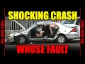 LAPD Cruiser SLAMS into Elderly Driver Car Crash Captured on Bodycam & Dashcam