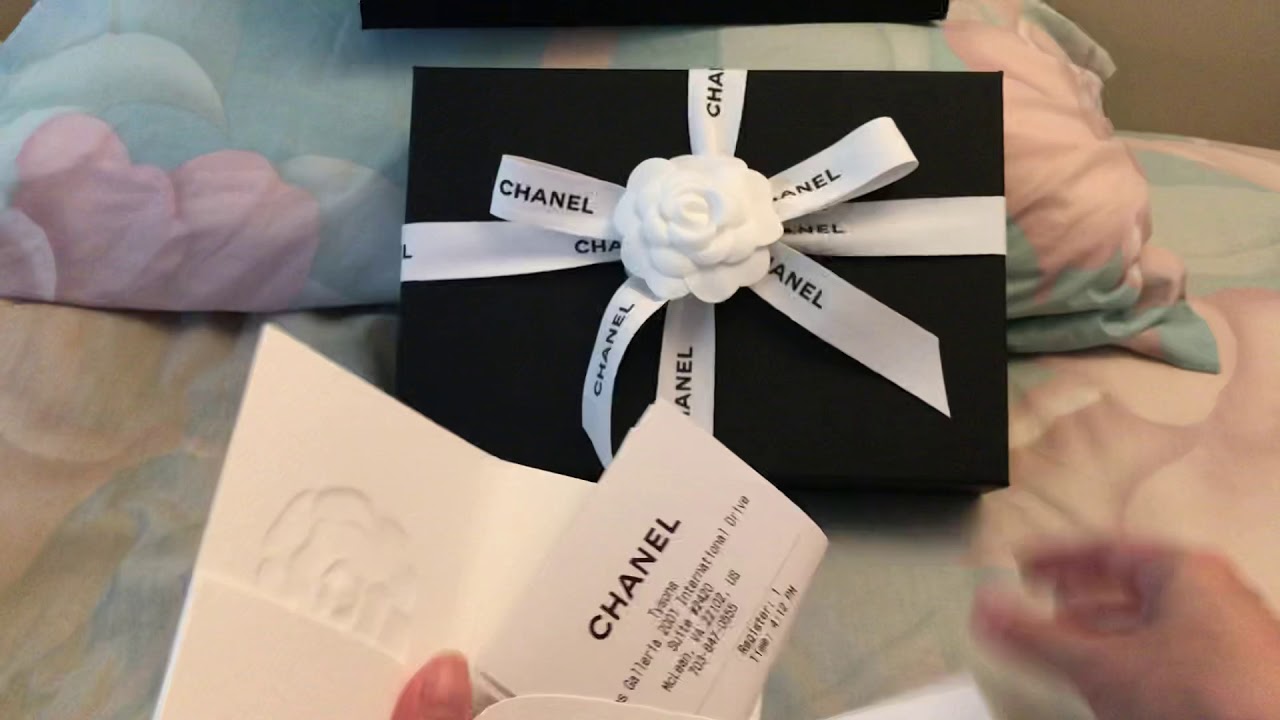 CHANEL Unboxing Wallet On Chain YouTube