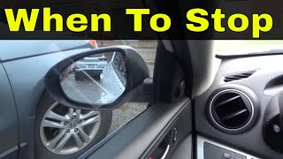 When To Stop When Forward Parking-Driving Lesson