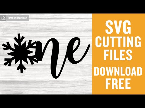 One Snowflake Svg Free Cutting Files for Cricut Silhouette Free Download