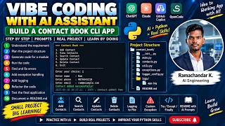 Vibe Coding with AI | Build a Python Contact Book Using ChatGPT, Claude & Copilot