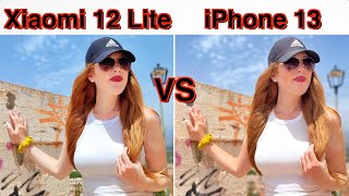 Сравнение камеры Xiaomi 12 Lite и iPhone 13!