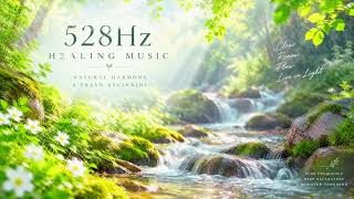 528Hz｜心をゆるめる癒しの周波数｜清らかな流れ」 - YouTube