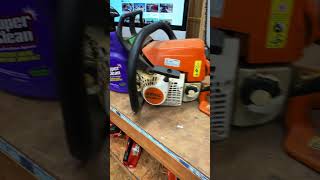 Would You Wash Your Chainsaw? #cleaning #tools #chainsaw