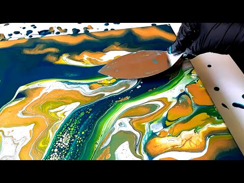 TOTAL TRANSFORMATION!  - An Acrylic Pour Painting Foray! 😂