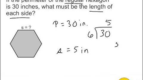 Find Missing Side Length Of A Regular Polygon Given The Perimeter