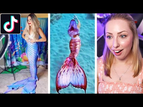 Mermaids in REAL LIFE on TikTok - YouTube