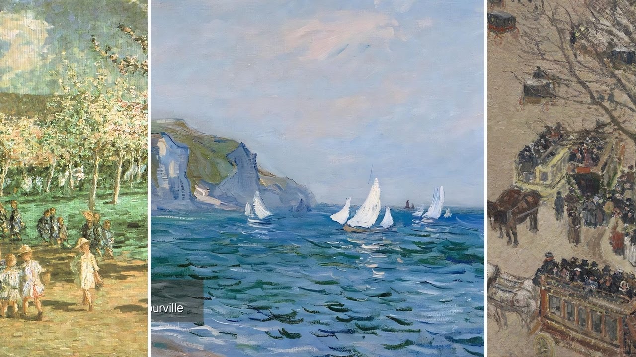 Impressionist Art TV — Silent Art Gallery · May 8 Night | Cliffs and Sailboats at Pou… & others