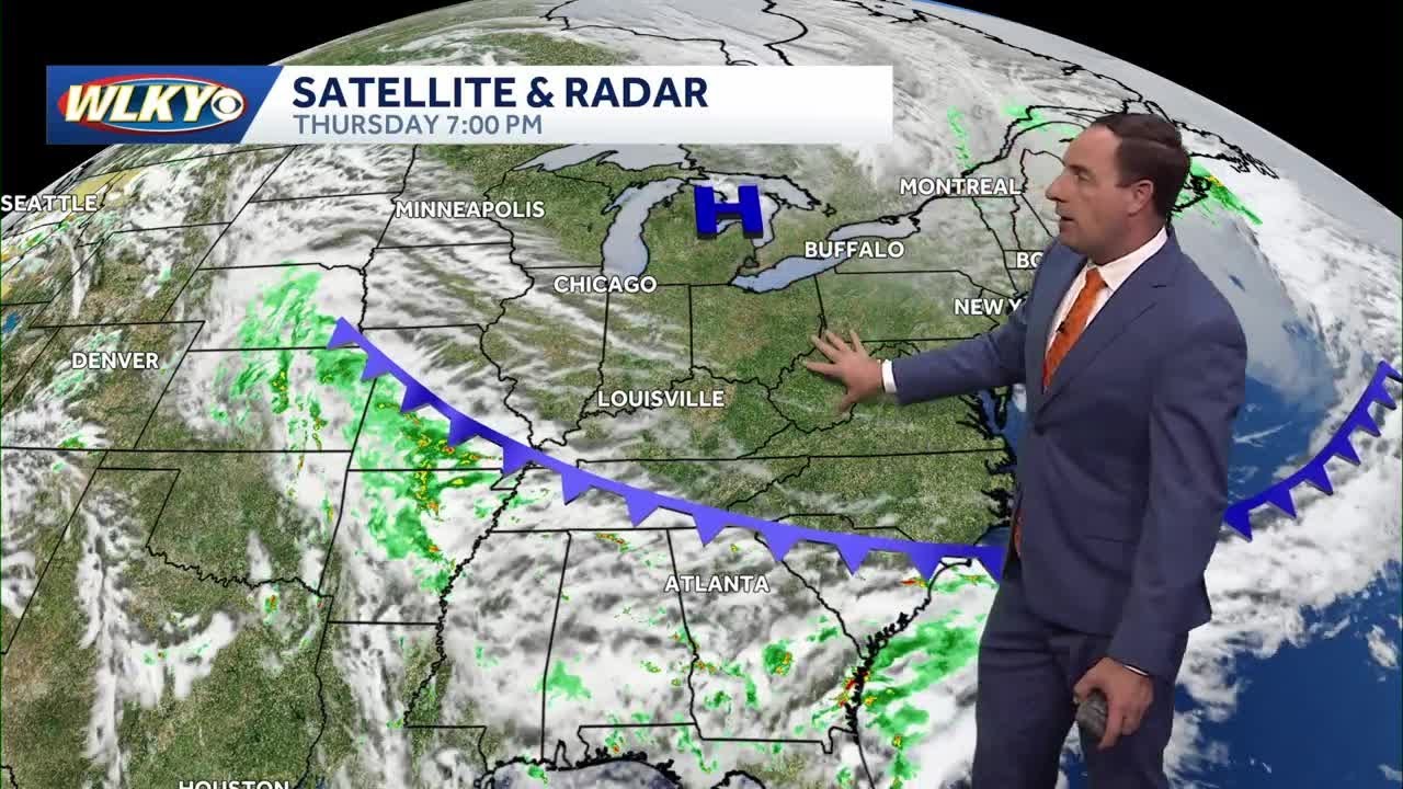 High pressure keeps us sunny and dry Friday - YouTube