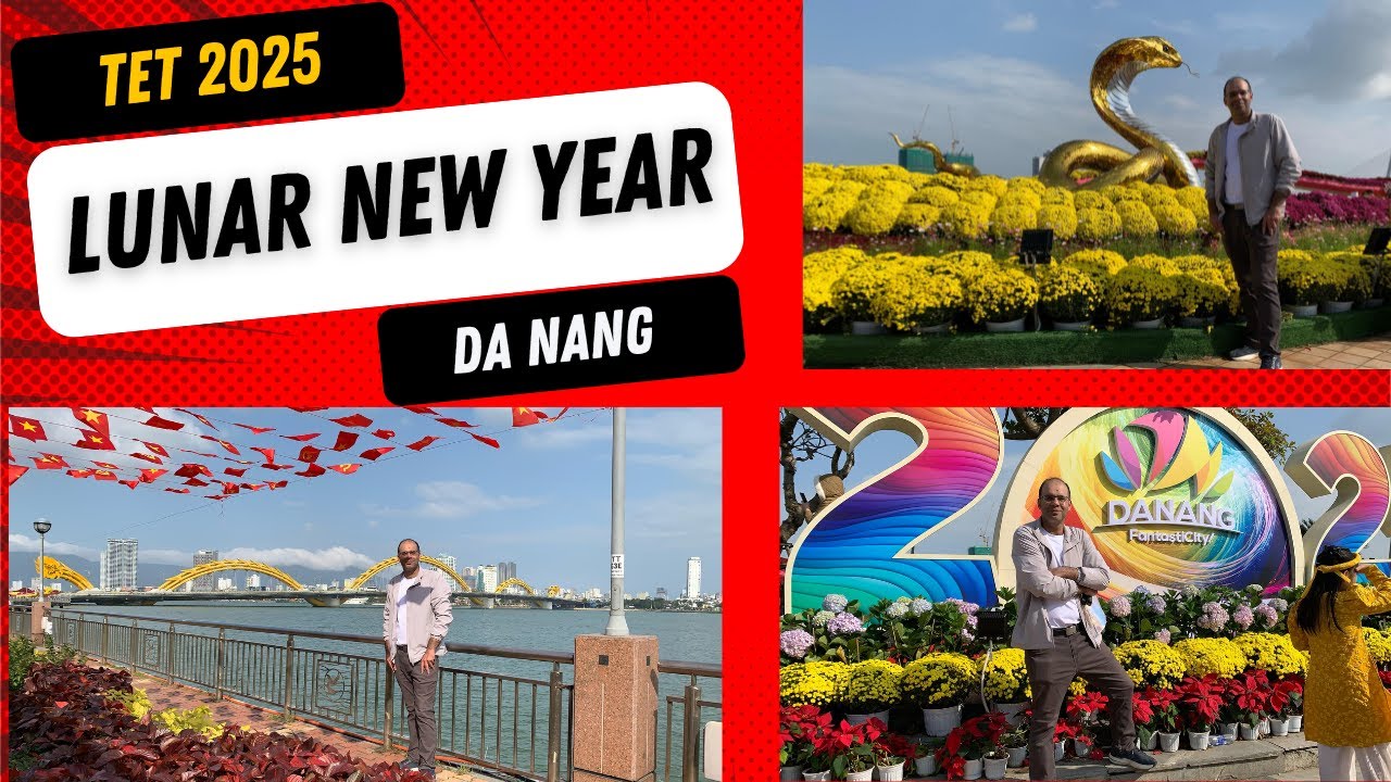Lunar New Year 2025- Tet 2025- Year of Snake, Da Nang, Viet Nam - YouTube