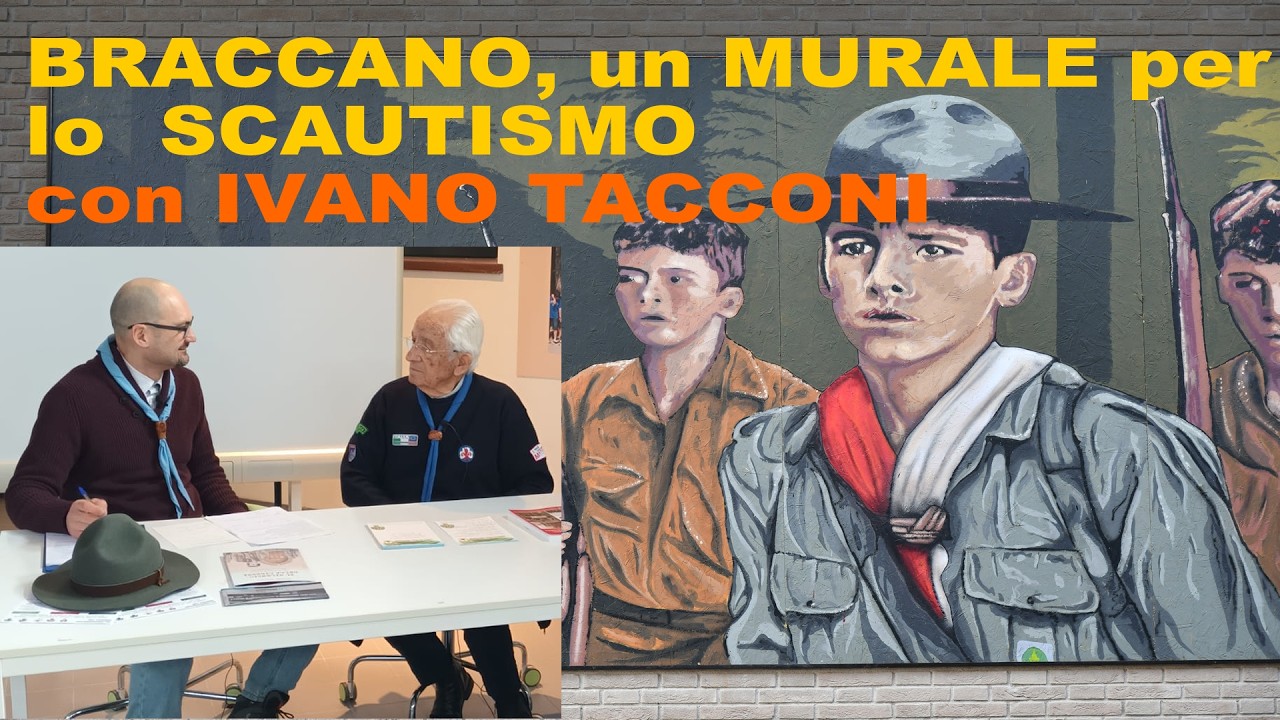 Braccano, un Murale per lo Scautismo con Ivano Tacconi