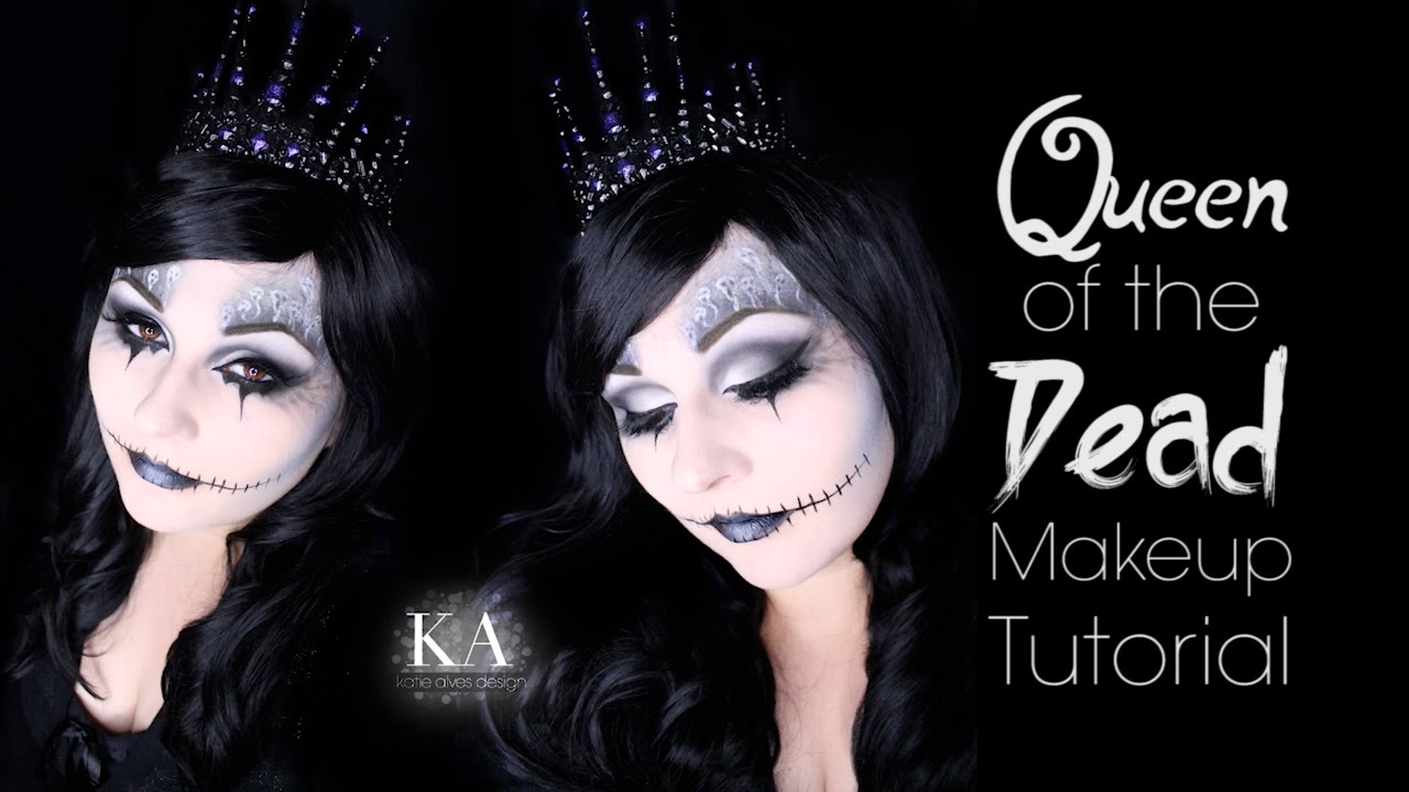  Queen  of the Dead  Halloween Makeup  Tutorial 31 Days of 