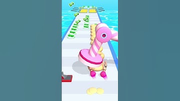 Bakery Stack Run Factory Donuts 🍩🧁🥧 X -- level 66 #shorts