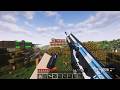 I DESTROYED a Pillager Mansion using MODERN Weapons in Minecraft 💥