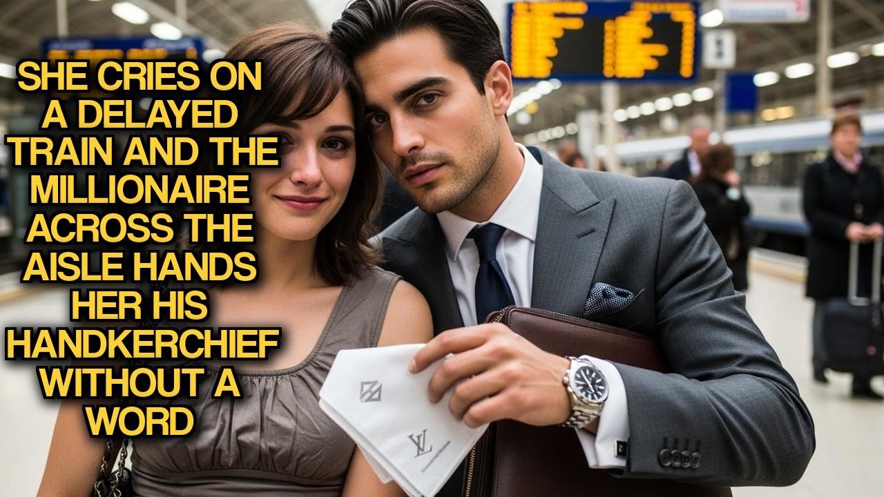 She Cries On A Delayed Train And Millionaire Across Aisle Hands Her His Handkerchief Without A Word