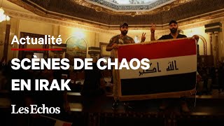 Scènes de chaos dans la zone verte de Bagdad