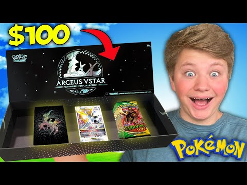 Opening My $8,000 Box For The Rarest Arceus Pokemon Cards! 