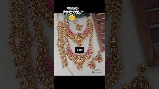Bridal jewellery collection in budget #pravara #jada #imitationjewellery #haramset #bridaljewellery