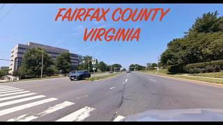 Fairfax Virginia Drive tour | Virginia driving experience | Nature ASMR
