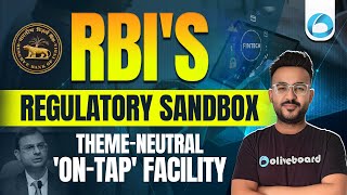 Regulatory Sandbox | FinTech Innovation | Finance Current Affairs | RBI Grade B 2025