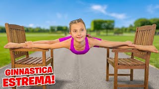 NOEMI CAVALERI CAMPIONESSA REGIONALE MOSTRA UN TUTORIAL DI GINNASTICA ACROBATICA