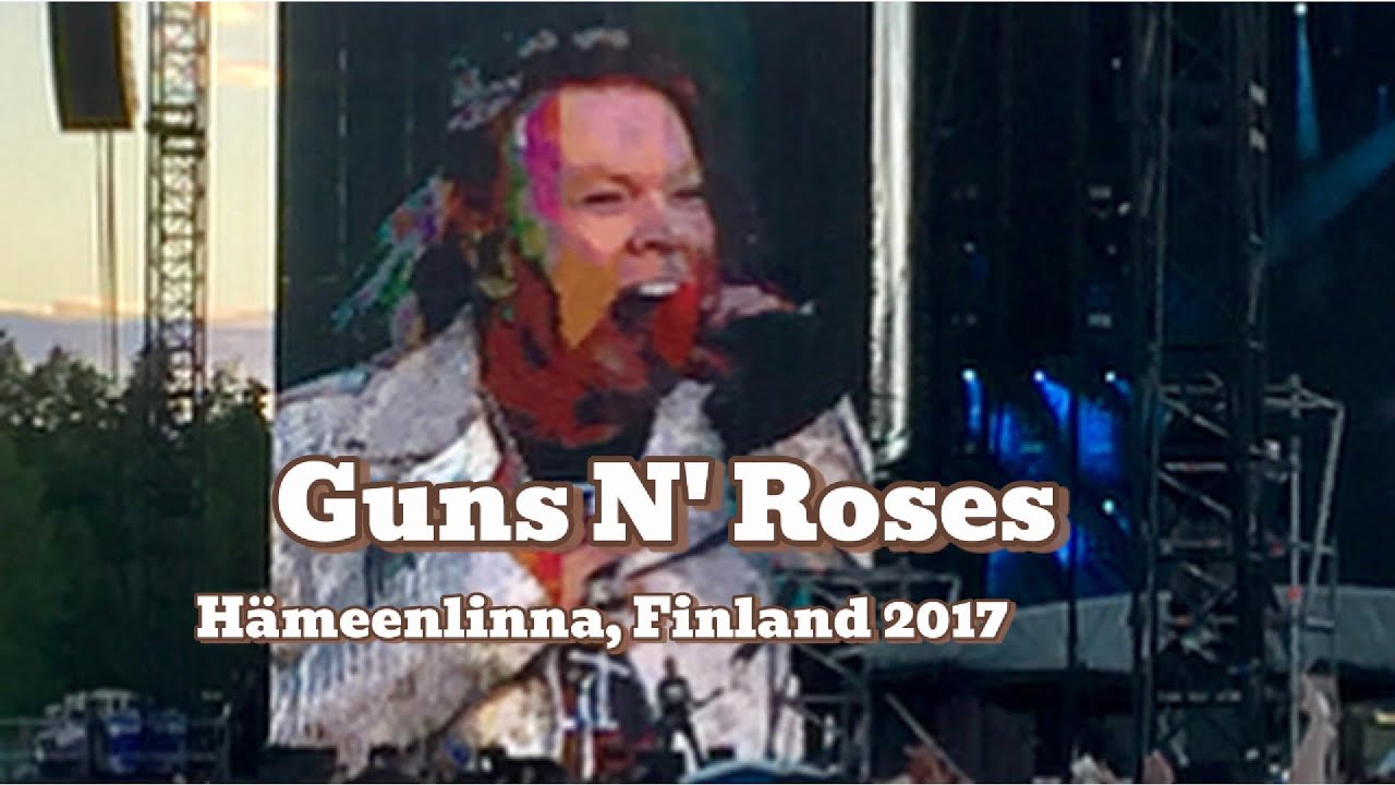 Guns N' Roses Hämeenlinna, Finland 2017