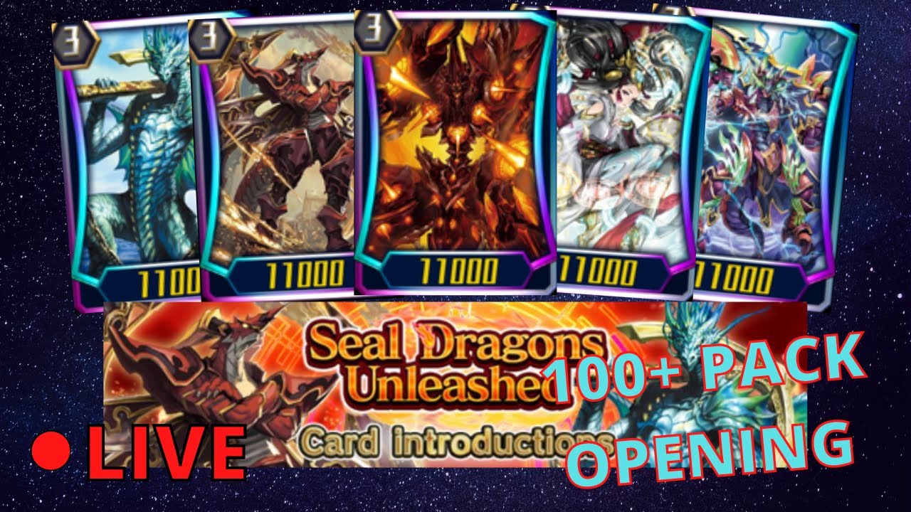 SET 11, SEAL DRAGON UNLEASHED! Dauntless Drive, Blockade Inferno, etc. | Vanguard Zero Pack Opening