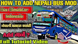 How to Download & How To Add Nepali Bus Mod In Bus Simulator indonesia New Nepali Bus Mod  screenshot 5