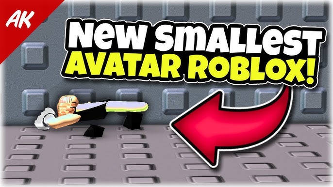 The smallest avatar in roblox #roblox #robloxsmallavatar
