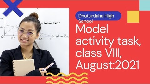 আগস্টের মডেল অ্যাক্টিভিটি টাস্ক | অষ্টম শ্রেণী | ২০২১ | Model activity task of August 2021