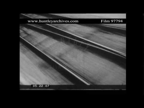 1960's French Train.  Archive film 97794