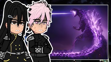 Kaiju No.8 React to Godzilla || Monsterverse - Gacha react