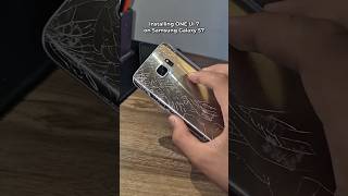 Installing One ui 7 on Samsung S7 ! #fyp #techtok #samsung #oneui7 #tech