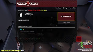 Quake Live FFA @ Dark Fiber