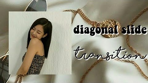 diagonal slide transition in alight motion