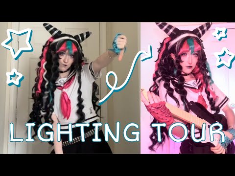 COSPLAY LIGHTING TUTORIAL | lighting set up tour!!