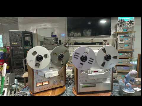 Akai GX-635DB GX-747 Reel to Reel Demo - YouTube