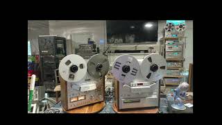 Akai GX-635DB GX-747 Reel to Reel Demo - YouTube