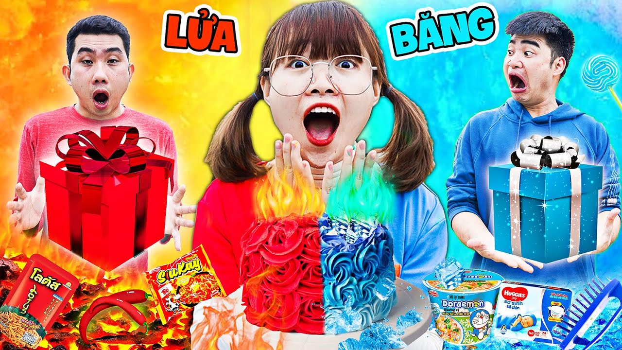 Hà Sam Sinh Nhật Lửa Với Sinh Nhật Băng - Nóng Và Lạnh... - youtube