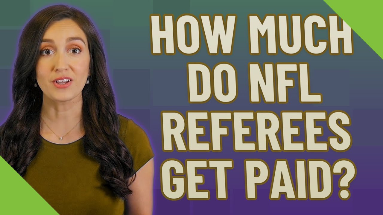 How much do NFL referees get paid? YouTube