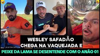 WESLEY SAFADÃO CHEGA À VAQUEJADA DO HARAS CARTAXO E PEIXE DA LAMA SE DESENTENDE COM O ANÃO 01