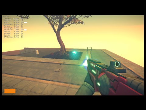 New explosive laser weapon! Updates of my FPS game on UPBGE