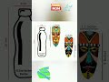 Hand Art Terracotta Eco Friendly Tribal Mask and Egyptian Mask (Multi_3 Inch X 12 Inch X 0.4 Inch)