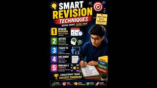 Smart Revision Technique | Study Less, Remember More #SmartRevision #StudyHacks #StudyTips #shorts