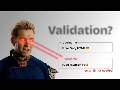 HTML Input Validation